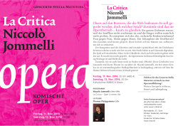 komische oper - Concerto Stella Matutina