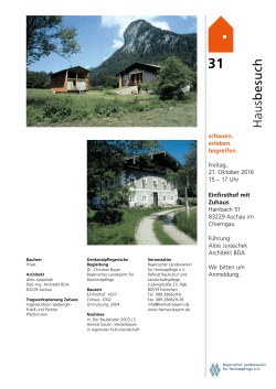 Hausbesuch - Schober