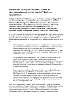 Presse-Information - Daimler und Benz Stiftung
