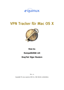 VPN Tracker für Mac OS X