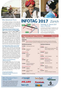 INFOTAG 2017 Z&uuml;rich - Bike Adventure Tours
