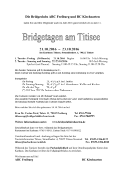 Bridgetage im Schwarzwald - Bridge
