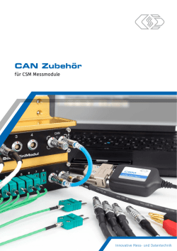 Zubeh&ouml;r CAN Messmodule