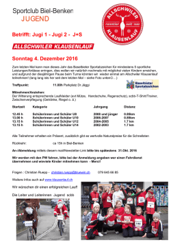 JUGEND - Sportclub Biel