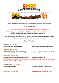 Jugendclub Herstferienprogramm