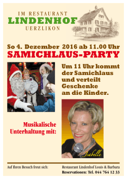 lindenhof samichlaus-party