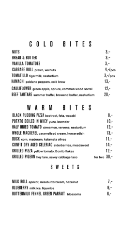 COLD BITES WARM BITES