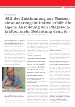 Interview - Domis Consulting AG