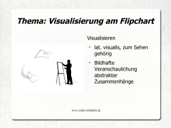 Thema: Visualisierung am Flipchart