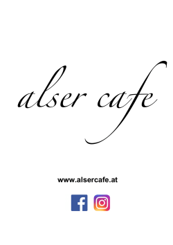 SPEISEKARTE - Alser Cafe