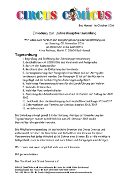 Die Tagesordnung und Einladung findet ihr hier!