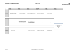 Klausurenplan für das Wintersemester 16/17 regulärer Termin FB02