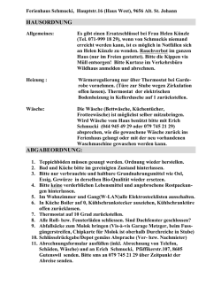 HAUSORDNUNG ASJ 16
