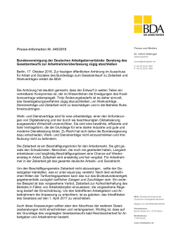 Presse-Information Nr. 045/2016 Bundesvereinigung der Deutschen