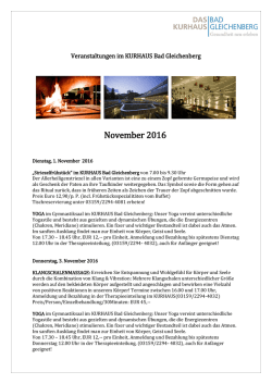 Donnerstag, 03 - Das Kurhaus