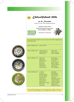 Edelwei&szlig;abend 2016