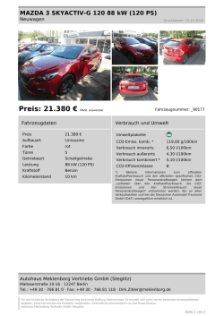 Preis: 21.380 € MwSt. ausweisbar