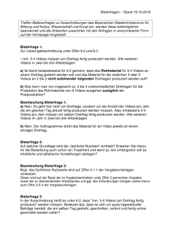 Beantwortung Bieterfragen - Stand: 19.10.2016 pdf, 27 KB