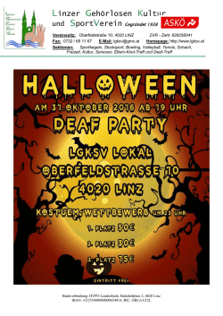 Halloween Deaf Party