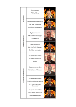 Kommandant ABI Karl Ebner Kommandantstellvertreter OBI Josef