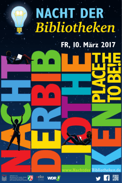 FR, 10. März 2017 - Nacht der Bibliotheken