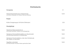 Kürbiskarte - telgter