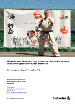 Mitglieder vom Steinmann Dojo können von Spezial