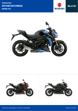 GSX-S1000 (GSX-S1000AL8)