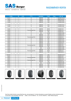 raSENMÄHEr-rEIFEN - Reifen SAS Berger