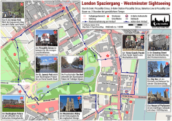 London Spaziergang - Westminster Sightseeing