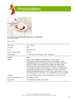 TK Tartufo Fragola BIN 042399 Erdbeereis + Vanilleeiskern Basis VPE