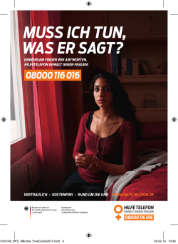 MUSS ICH TUN, WAS ER SAGT? - Hilfetelefon Gewalt gegen Frauen