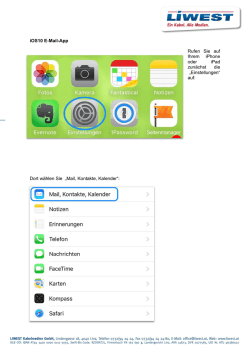 iOS10 E-Mail-App Rufen Sie auf Ihrem iPhone oder iPad zun&auml;chst