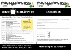 Jetzt schl&auml;gt`s 12 Anmeldung - ETG