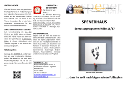 Spenerhausprogramm WS16.17 - Philipp-Jakob