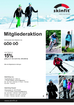 Mitgliederaktion Skinfit