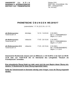 kursfahrplan - International