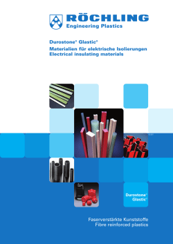 Durostone&reg; Glastic&reg; Materialien f&uuml;r elektrische