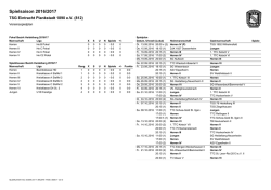 Vereinsspielplan Runde 2016/17