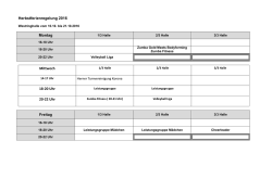 Herbstferienregelung 2016 Montag Mittwoch 18-20 Uhr 20