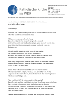 e-mails checken