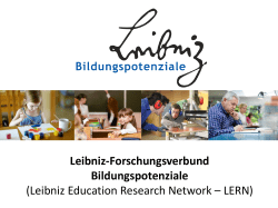 Leibniz Education Research Network – LERN