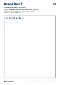Dumme Gans - Lehrerservice.at