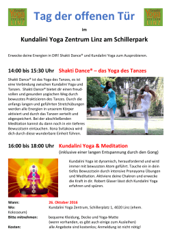 Tag der offenen Tür - Kundalini Yoga in Linz