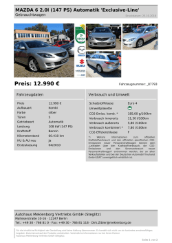 Preis: 12.990 - Autohaus Meklenborg