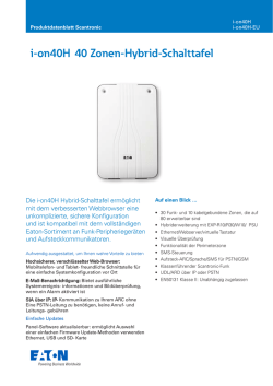 i-on40H 40 Zonen-Hybrid-Schalttafel
