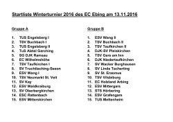 Startliste Winterturnier 2016 des EC Ebing am 13.11.2016