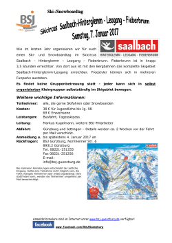 Tagesfahrt SaalbachHinterglemm 7.1.2017