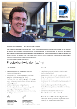 Produktentwickler (w/m)