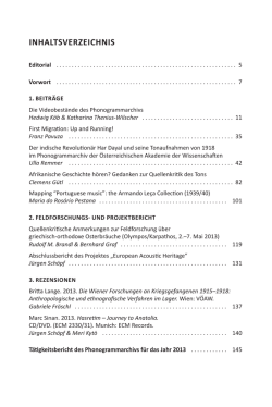 Table of contents